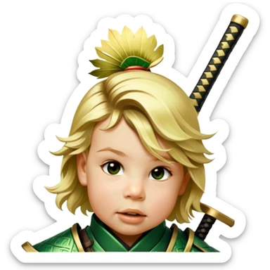 Emerald Samurai sticker