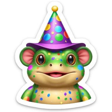 bufo sticker celebrating carnival sticker