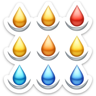 A number that is going up that is a six and a number going down that is a seven sticker