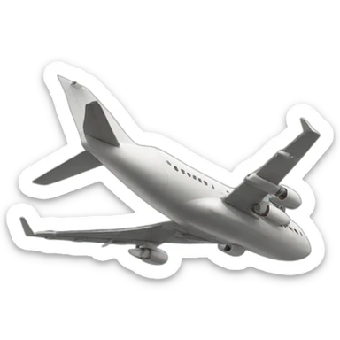 Avion tour jumelle sticker