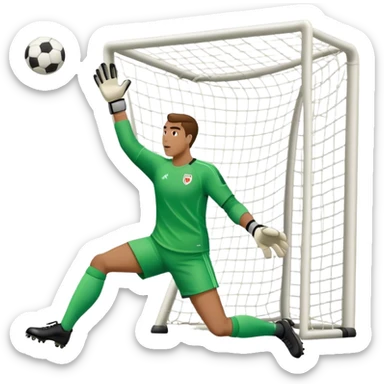 goalkeeper-saving-goal sticker