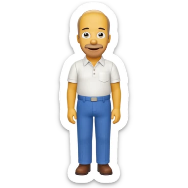 Homer simson sticker