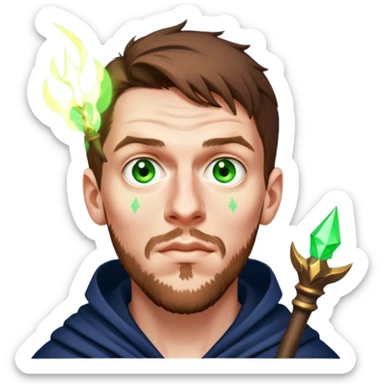 Stormcaller Wizard sticker