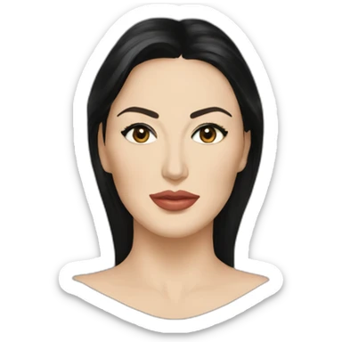 Monica bellucci actress sticker