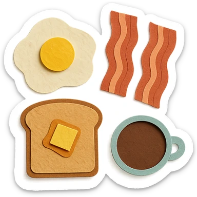 breakfast sticker