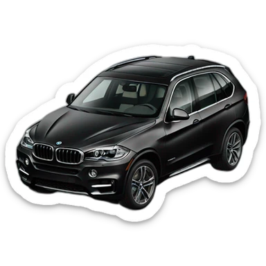 black bmw x5 sticker