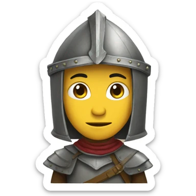 Caballero medieval  sticker