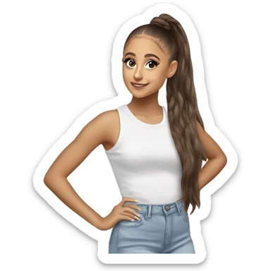 Hyper Realistic - Ariana Grande photo  sticker