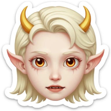 Meio anjo meio demonio sticker