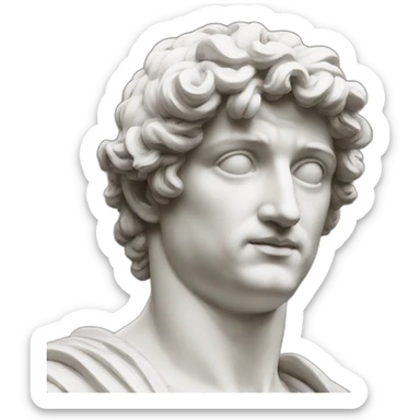 italian statue sticker