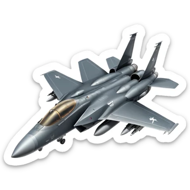 F15 eagle fighter jet sticker