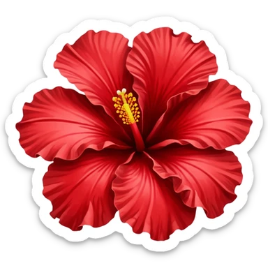 Hibiscus flower  sticker