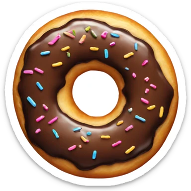 Donut sticker