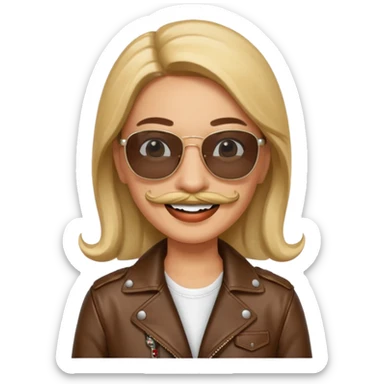 Crear un emoji de el cantante de cuarteto "La mona Jiménez" sticker