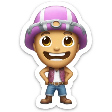 Tony Tony Chopper happy sticker