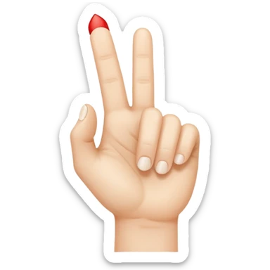 Loser hand l emoji sticker