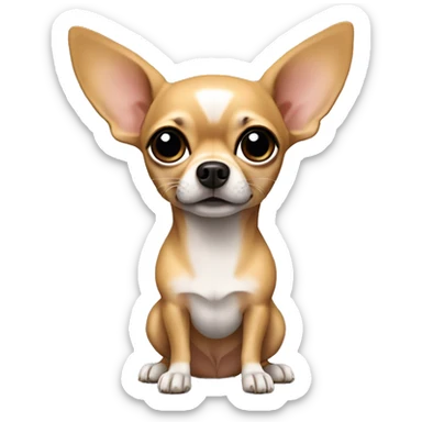chihuahua qui fait de la trompette sticker