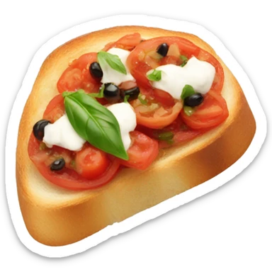 A bruschetta  sticker