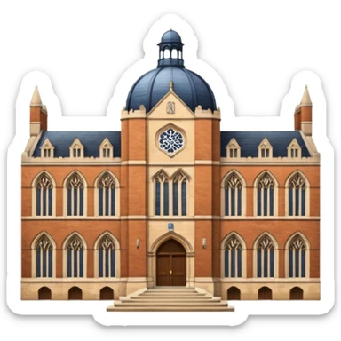 oxford university literature building sticker
