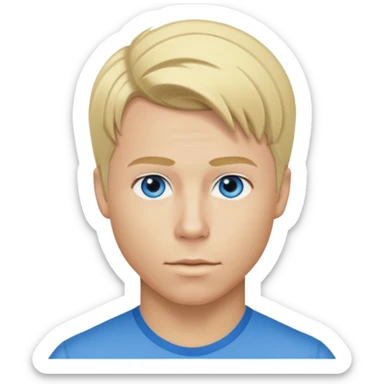 Ashley Parker Angel blonde hair, blue eyes sticker