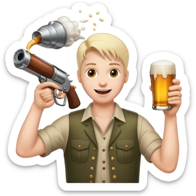 shotgun a beer sticker