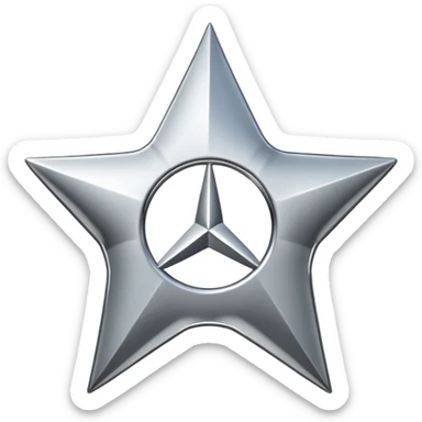 Make a Mercedes Benz logo emoji pls sticker