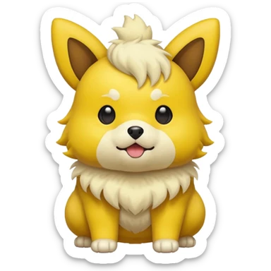 Yamper Pokémon sticker
