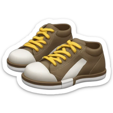 Chat avec des chaussures sticker