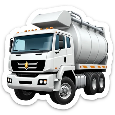 Maximum Destruction - truck (Model Year: 2022) (Iconic colour: white) - A ferocious truck featuring a vivid white base. Emphasize sharp, high-contrast black streaks across the body, creating a look of aggressive, explosive energy. sticker