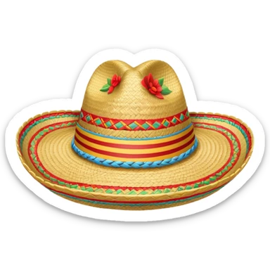 Sombrero de la costa sticker