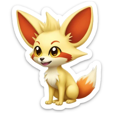 Fennekin Pokemon sticker