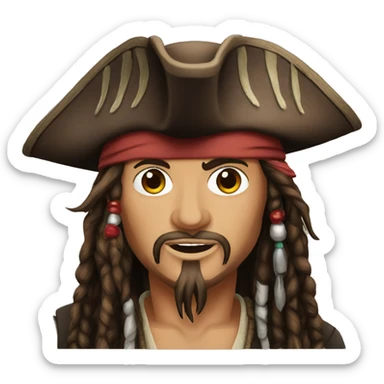 jack sparrow sticker