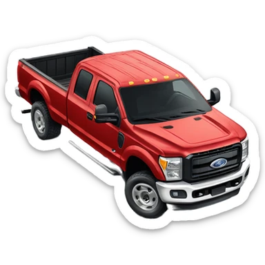 Ford f350 red sticker
