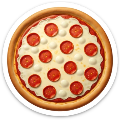 Pepperoni pizza sticker