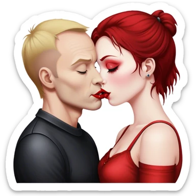 sting from band "the police" kissing kiving shields from band "my bloody valentine" sticker