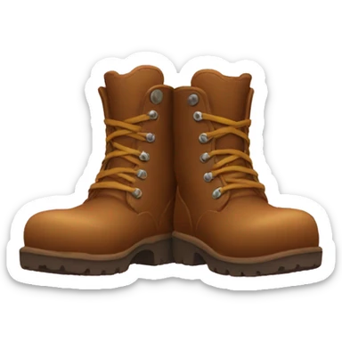 A pair of big boots sticker