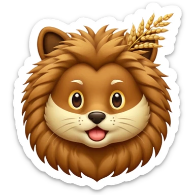 Campechano con trigo en la boca sticker