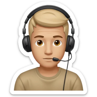 GenZ man. he must look like a gamer also attitude and egoistic sticker