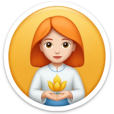 Quiero un emoji de la paz con una paloma blanca y un círculo sticker