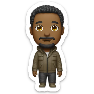 Pop figurine sticker