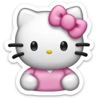 hello kitty aesthetic pink sticker