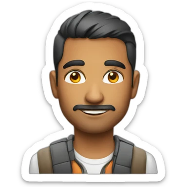 Indian tech bro sticker