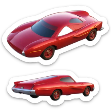 flash macqueen disney voiture rouge sticker