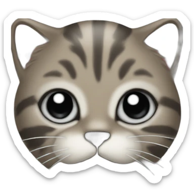 Born type dirty cat sticker