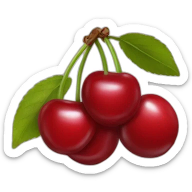 cherries sticker