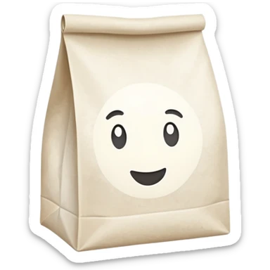 flour bag sticker