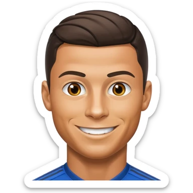 Cristiano Ronaldo football emojis sticker