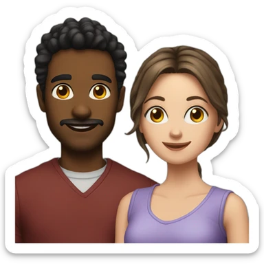 spenny and caitlin sticker