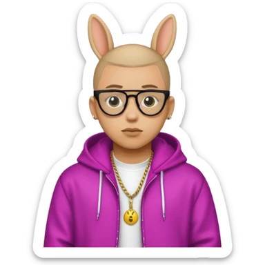 bad bunny sticker