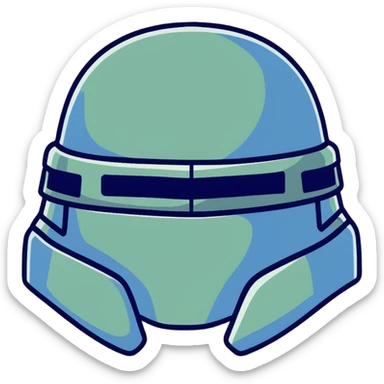 Modern Ukrainian military kevlar helmet with national blue and yellow markings sticker